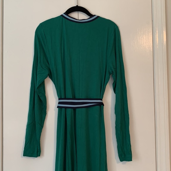 Boden Kelly Green Wrap Dress, US size 12L, UK size 16L. Stretch Jersey fabric - Picture 4 of 6